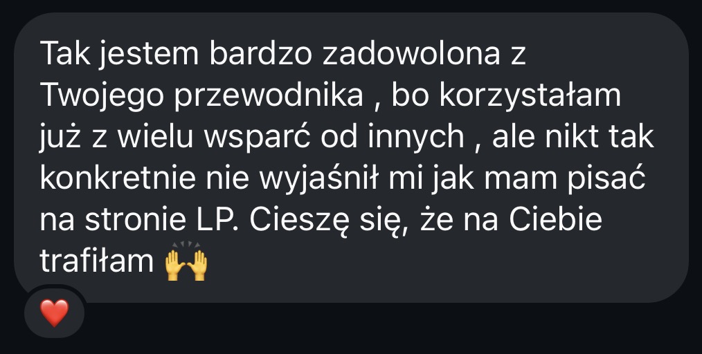 Wiadomość od Kasi