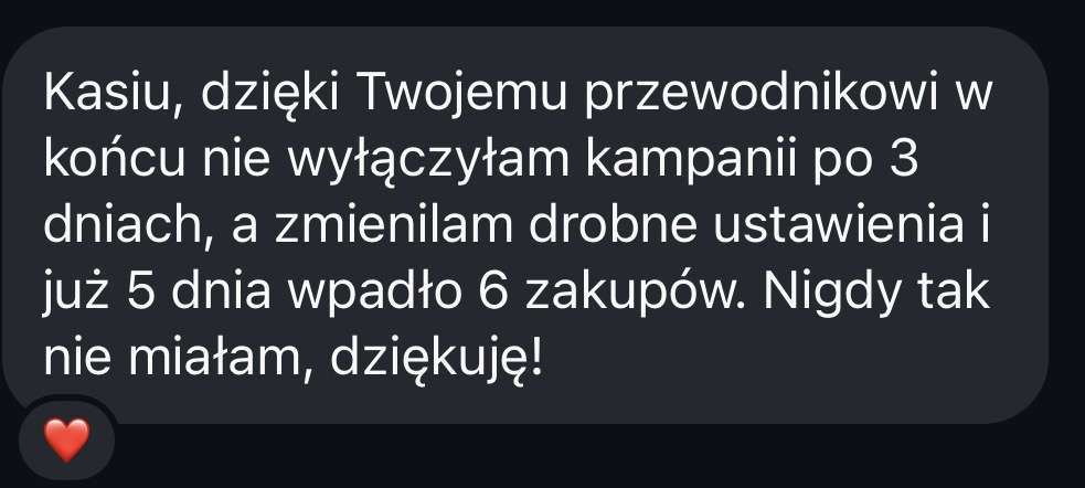Opinia klientki