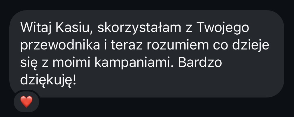 Wyniki klientki #3