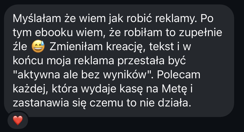 Wyniki klientki #2
